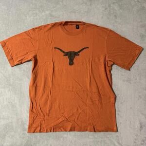 Texas Longhorns T-Shirt Grey NCAA College Football Tee Men’s Size XL
